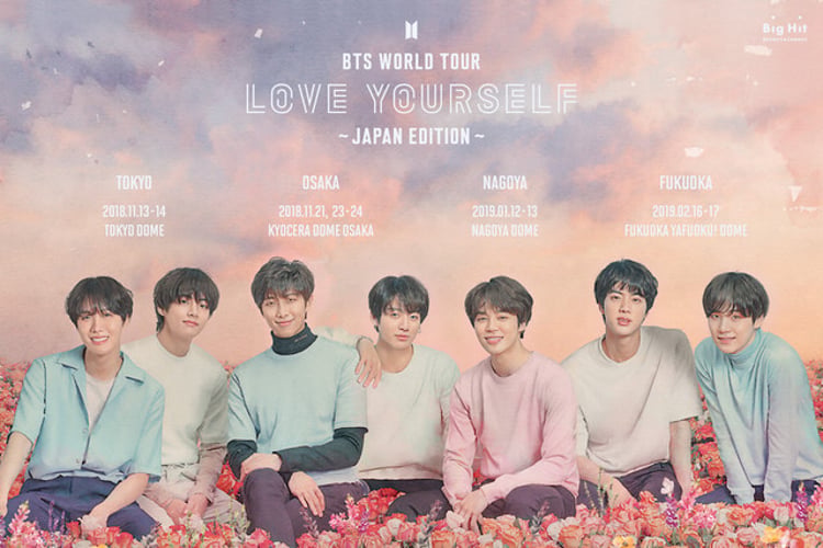 BTSが日本初のドームツアー開催、9公演で38万人動員予定 | JOYSOUND