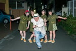 田代まさしとTHE BANANA MONKEYS。