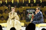 CM「【モンスト 5 周年】 映画館でヤバババーン」撮影の様子。