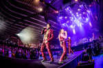 東京スカパラダイスオーケストラ「2018 Tour『SKANKING JAPAN』ファイナル公演 “スカフェス in 城ホール”」の様子。（撮影：青木カズロー）