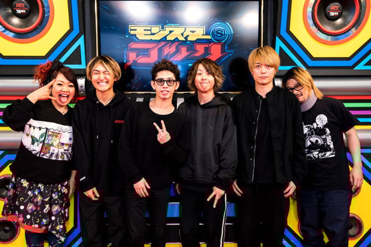 スペースシャワーTV「モンスターロック」収録時の様子。