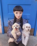 リンリン（BiSH）× 愛犬のじょこびっち、がたらっと
