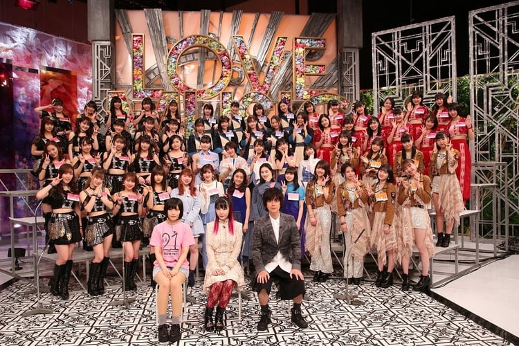 「Love music」2月2日放送回出演者。(c)フジテレビ