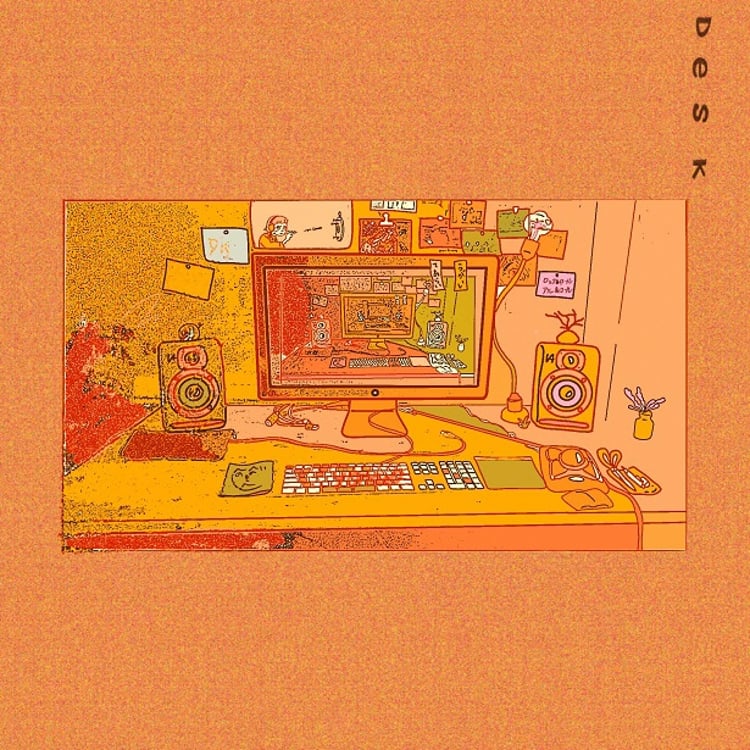 yonawo「desk」配信ジャケット