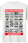 「SKA FOR LIVEHOUSE」Tシャツバックプリント