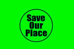 「Save Our Place」ロゴ