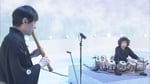 左から藤原道山、U-zhaan。(c)テレビ朝日