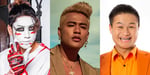 左から樽美酒研二（ゴールデンボンバー）、ELLY（三代目 J SOUL BROTHERS from EXILE TRIBE）、高岸宏行（ティモンディ） 。 (c)TBS