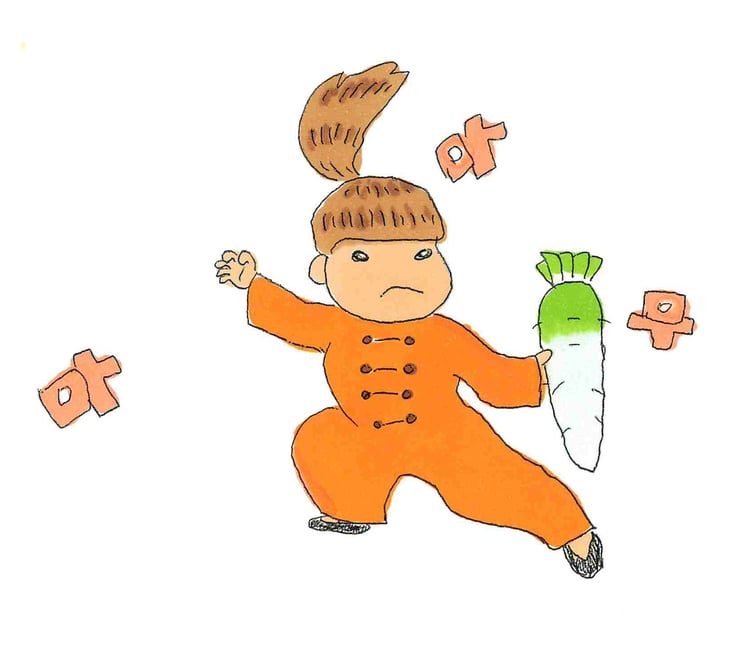 土岐麻子による直筆のMAMAMOOイメージイラスト。