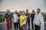 Dragon Ash。左から2番目がDRI-V、右端がATSUSHI。