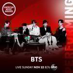 BTS「アメリカン・ミュージック・アワード」パフォーマンス発表のイメージ。（提供：Dick Clark Productions）