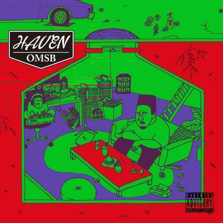 OMSB「HAVEN」配信ジャケット