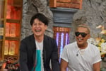 左から山下健二郎、ELLY（三代目 J SOUL BROTHERS from EXILE TRIBE）。 (c)読売テレビ