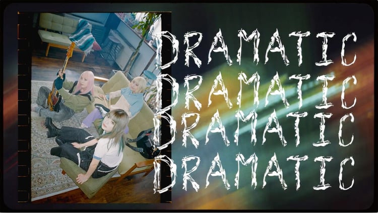the peggies「ドラマチック」ティザー映像のサムネイル。
