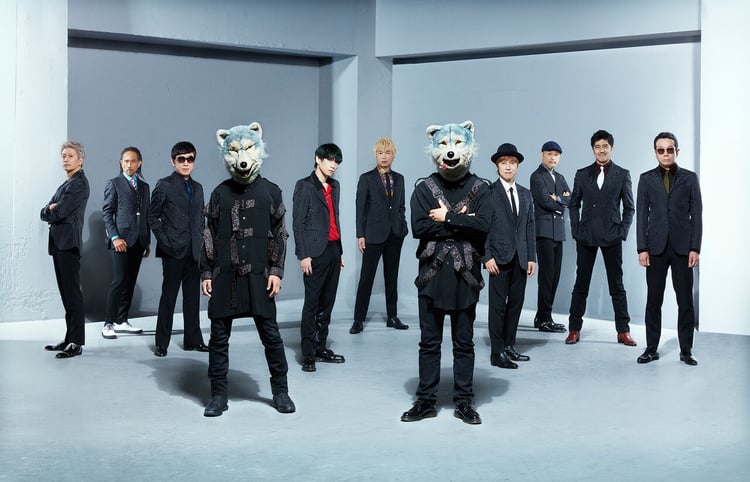 東京スカパラダイスオーケストラとMAN WITH A MISSIONのTokyo Tanaka、Jean-Ken Johnny。