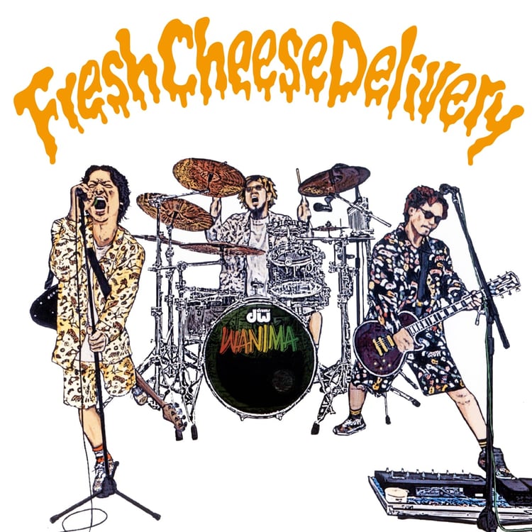 WANIMA「Fresh Cheese Delivery」配信ジャケット