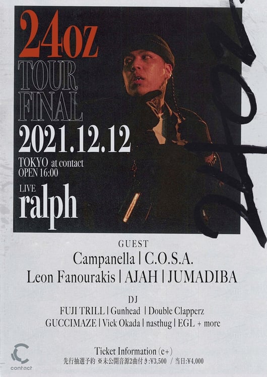 ralph「24oz TOUR FINAL」ビジュアル