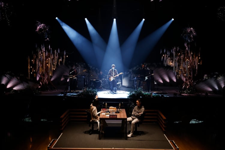 「androp“music story”act1 ～Christmas Radio～」の様子。