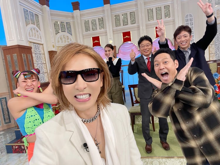 YOSHIKIの自撮り写真。(c)日本テレビ