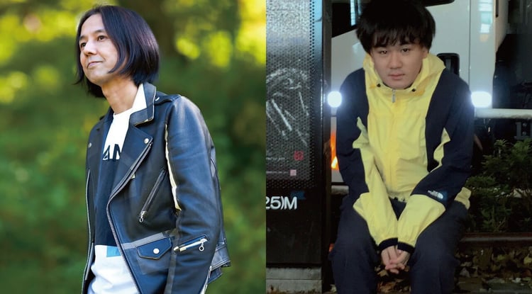 左から高野寛、佐藤優介。
