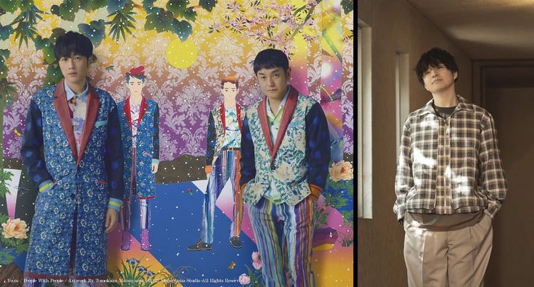 左からゆず、藤原聡（Official髭男dism）。