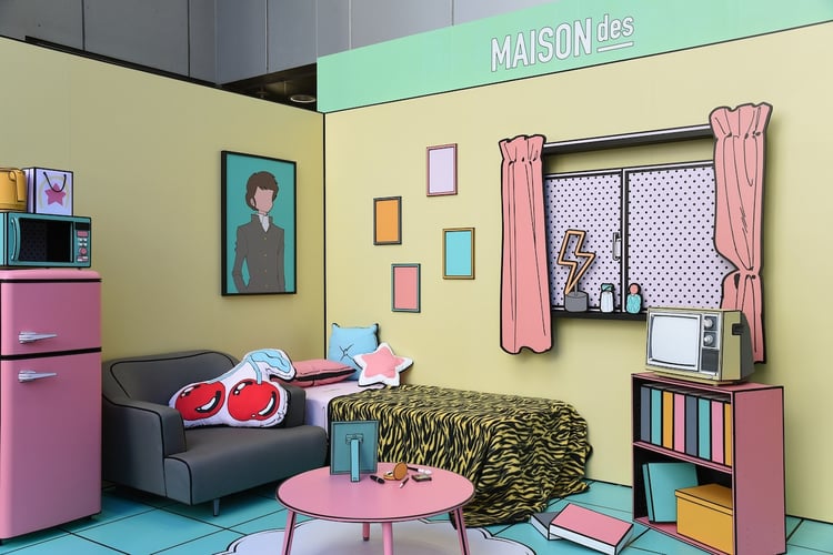 MAGNET by SHIBUYA109で再現されたラムの部屋。