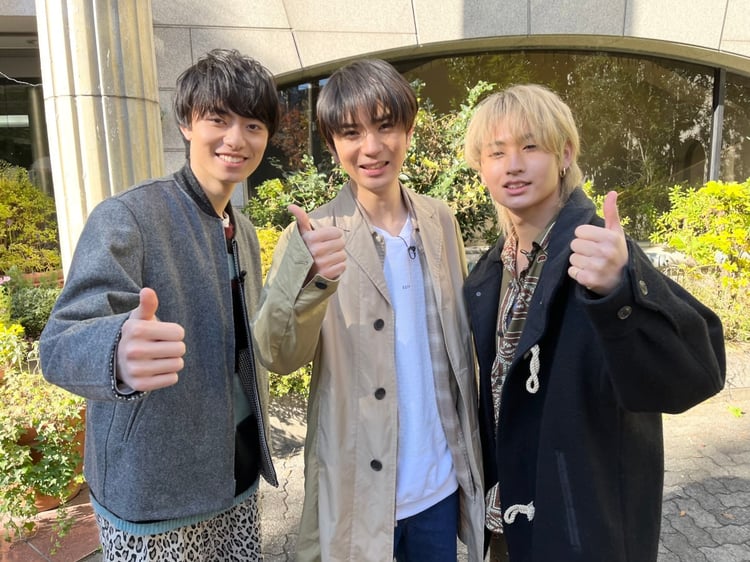 左から作間龍斗、高橋優斗、猪狩蒼弥。(c)TBS