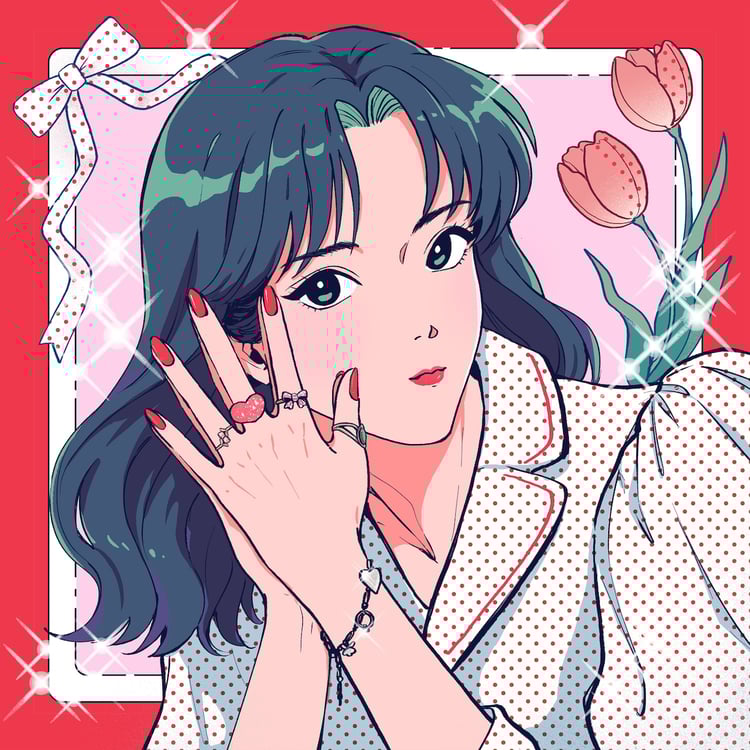 DÉ DÉ MOUSE「Love All Day」配信ジャケット