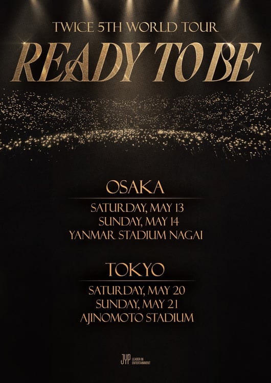 「TWICE 5TH WORLD TOUR ‘READY TO BE’」告知ビジュアル