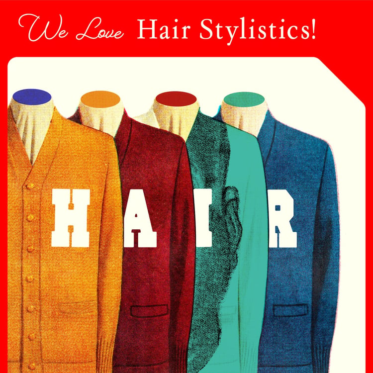 コンピレーションアルバム「WE LOVE Hair Stylistics!」ジャケット (c)MATERIAL(Queer Nations)