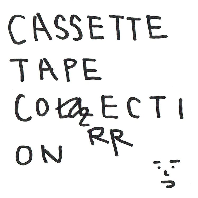 川辺素「CASSETTE TAPE CORRECTION」ジャケット