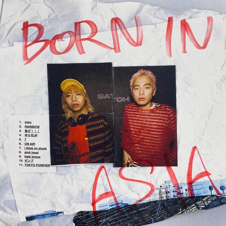 SATOH「BORN IN ASIA」配信ジャケット