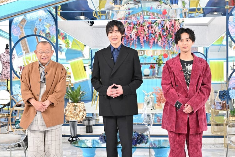 左から笑福亭鶴瓶、目黒蓮、藤ヶ谷太輔。(c)TBS