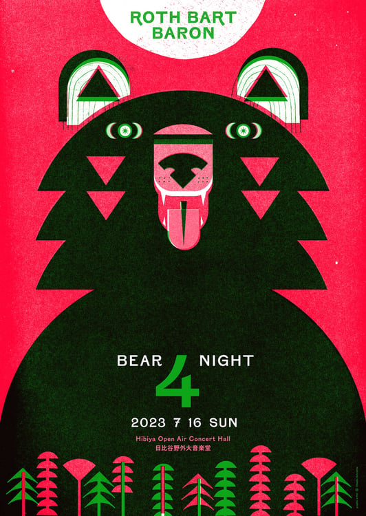 「ROTH BART BARON “BEAR NIGHT 4”」告知画像