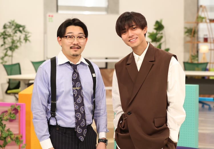 左から伊藤俊介（オズワルド）、永瀬廉（King & Prince）。（写真提供：NHK）