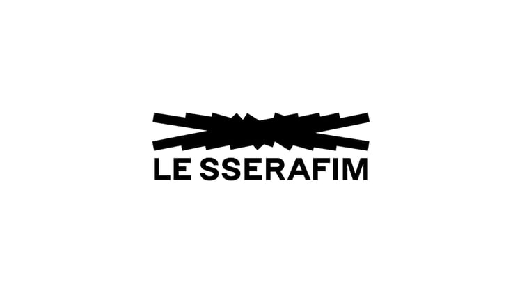 LE SSERAFIM ロゴ (P)&(C) SOURCE MUSIC