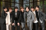 左からFUMINORI（BUDDiiS）、田中雅功（さくらしめじ）、古川毅（SUPER★DRAGON）、リョウガ（超特急）、吉田仁人（M!LK）、TETTA（ONE N' ONLY）、吉澤要人（原因は自分にある。）。