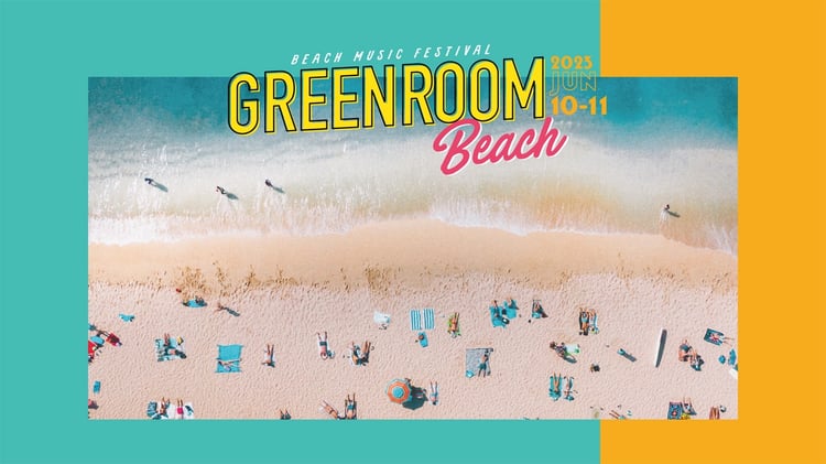 「GREENROOM BEACH'23」ロゴ