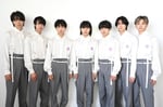 龍宮城のメンバー。左から冨田侑暉、Ray、KEIGO、ITARU、KENT、S、齋木春空。