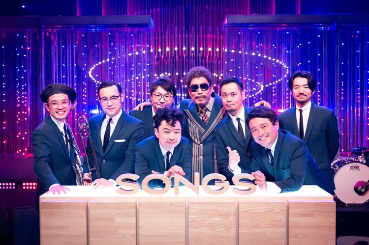 「SONGS」より、鈴木雅之と在日ファンク。（写真提供：NHK）