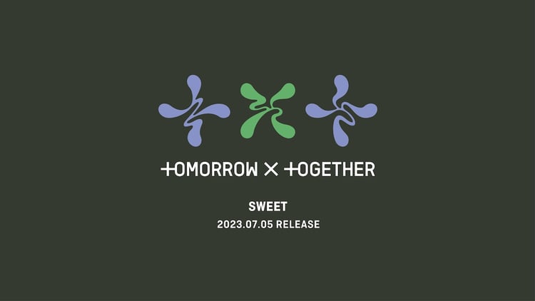 TOMORROW X TOGETHER「SWEET」告知ビジュアル