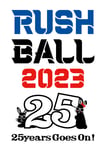 「RUSH BALL 2023 25years Goes On! 」ロゴ