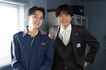 宮近海斗（Travis Japan）、井ノ原快彦。(c)テレビ朝日