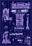 「Luby Sparks Presents One Last Night」フライヤー