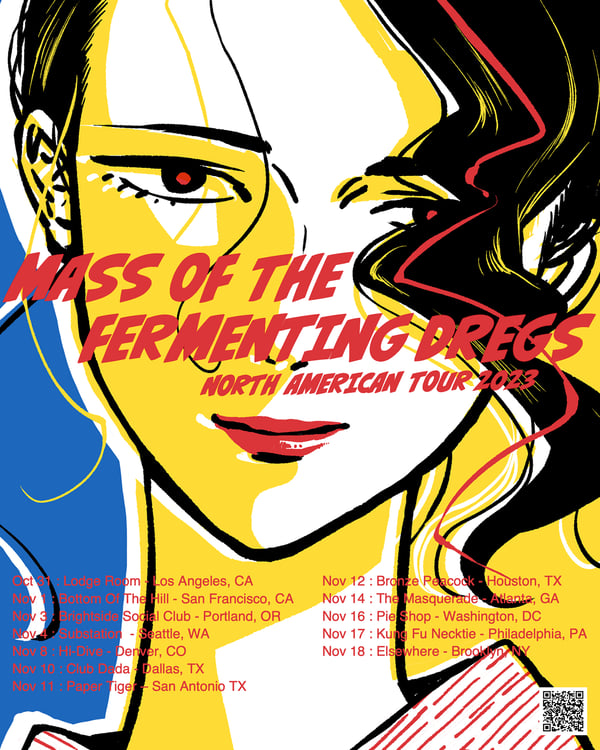 「MASS OF THE FERMENTING DREGS North American Tour 2023」告知ビジュアル