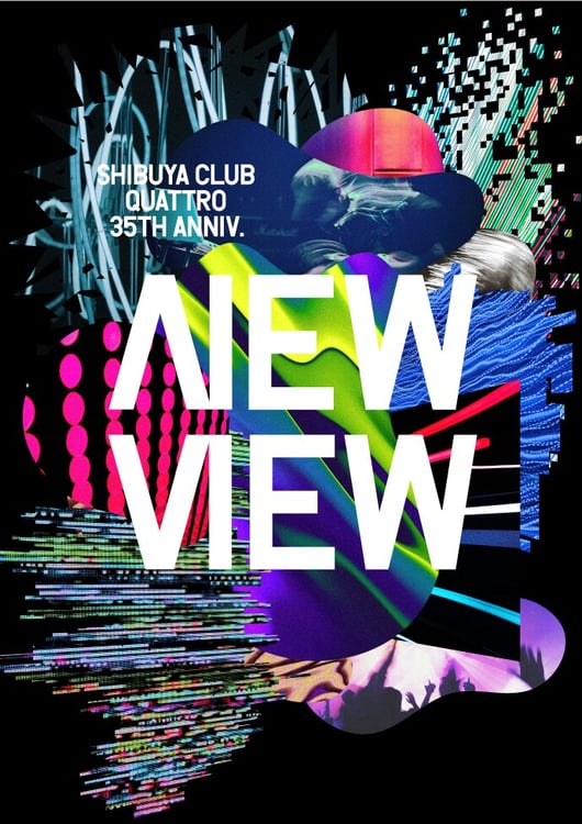 SHIBUYA CLUB QUATTRO 35TH ANNIV.「NEW VIEW」ビジュアル