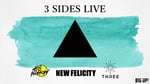 「NEW FELICITY × to'morrow records × THREE Presents 『3 SIDES LIVE』」ビジュアル