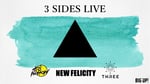 「NEW FELICITY × to'morrow records × THREE Presents 『3 SIDES LIVE』」ビジュアル
