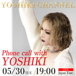 「Phone call with YOSHIKI」告知ビジュアル