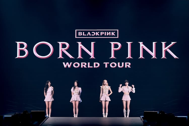 BLACKPINK「BLACKPINK WORLD TOUR [BORN PINK] JAPAN」東京・東京ドーム公演の様子。